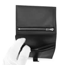 Load image into Gallery viewer, HERMES Bearn Compact Saw Black Black Veau Madame
