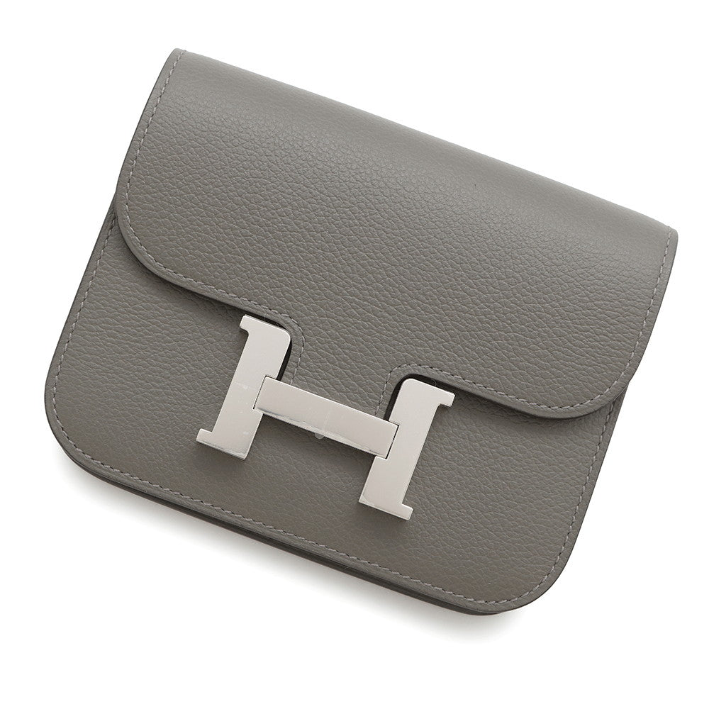 HERMES Constance Slim Gris Meyer Evercolor