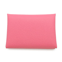 将图像加载到图库查看器中，HERMES Calvi Duo Rose Azalee Epsom
