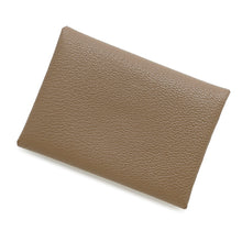 Load image into Gallery viewer, HERMES Calvi Duo Etoupe Chevre Leather
