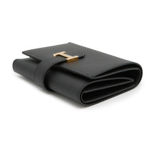 Load image into Gallery viewer, HERMES Bearn combine Black Epsom
