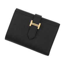 Load image into Gallery viewer, HERMES Bearn combine Black Epsom
