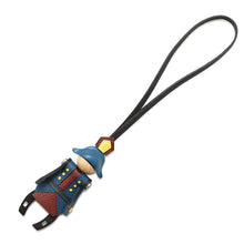 将图像加载到图库查看器中，HERMES Fireworks Maker Bag Charm Black/Deep Blue/Rouge H/Lime Epsom Chevre
