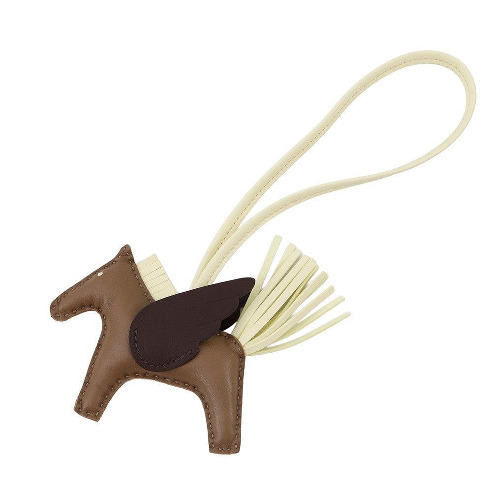 HERMES Rodeo Pegasus Etoupe/Jaune Milton/Rouge Sellier Lambskin Size PM