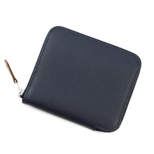 将图像加载到图库查看器中，HERMES Azap compact silk in Blue Nuit Evercolor

