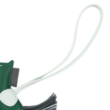 将图像加载到图库查看器中，HERMES Rodeo Vert Moyen/VertPeppermint/Ardoise Lambskin Size PM
