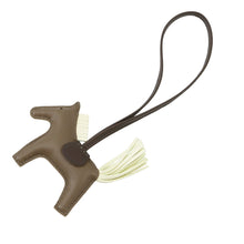 将图像加载到图库查看器中，HERMES Rodeo Etoupe/Jaune Milton/Rouge Sellier Lambskin Size PM
