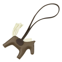 将图像加载到图库查看器中，HERMES Rodeo Etoupe/Jaune Milton/Rouge Sellier Lambskin Size PM
