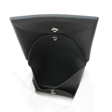 Load image into Gallery viewer, HERMES Calvi duo Black Chevre Myzore Goatskin
