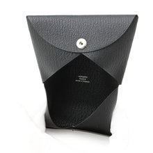 Load image into Gallery viewer, HERMES Calvi Black Chevre Myzore Goatskin
