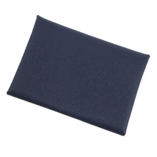 将图像加载到图库查看器中，HERMES Calvi Duo Blue Indigo Epsom
