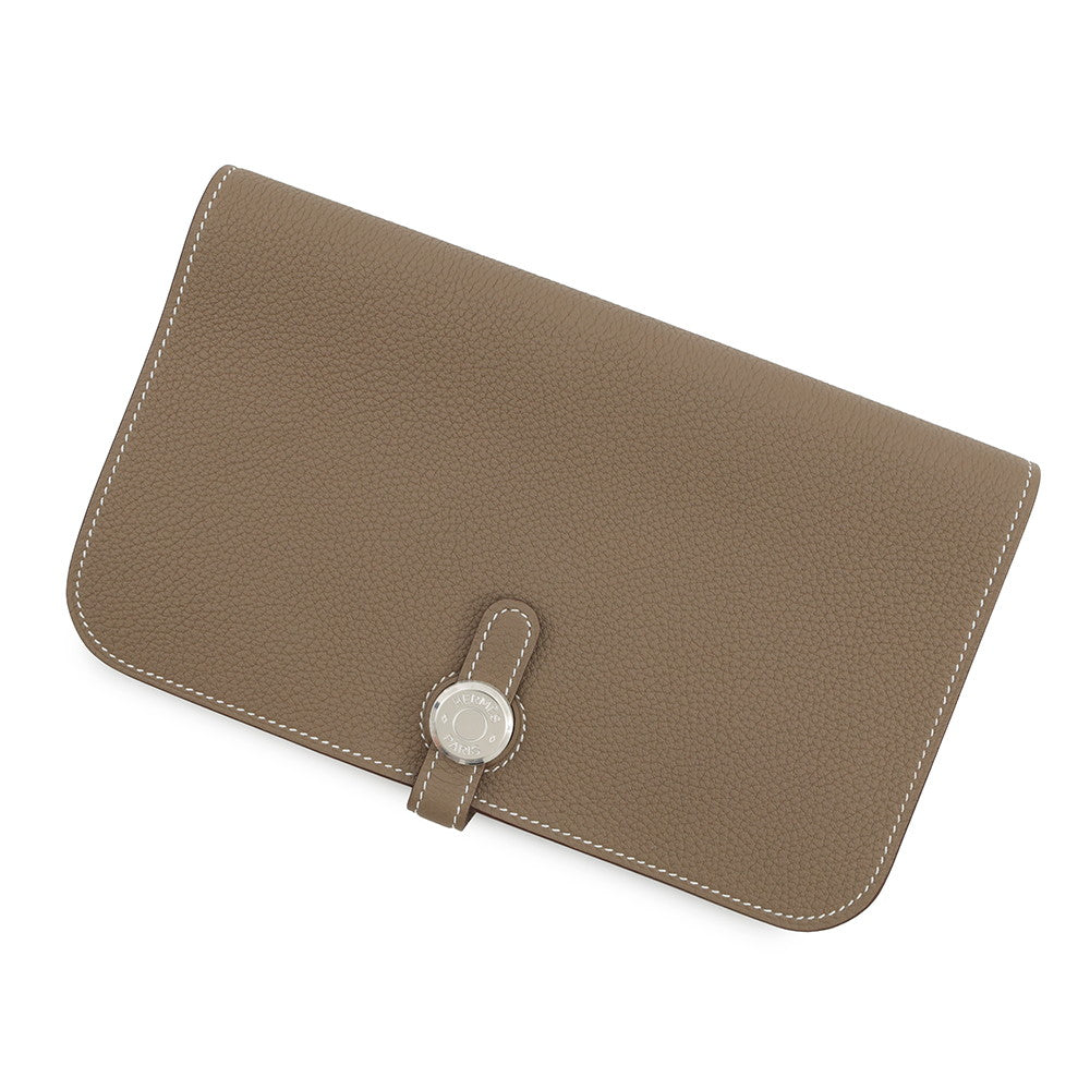 HERMES Dogon Etoupe Togo Leather