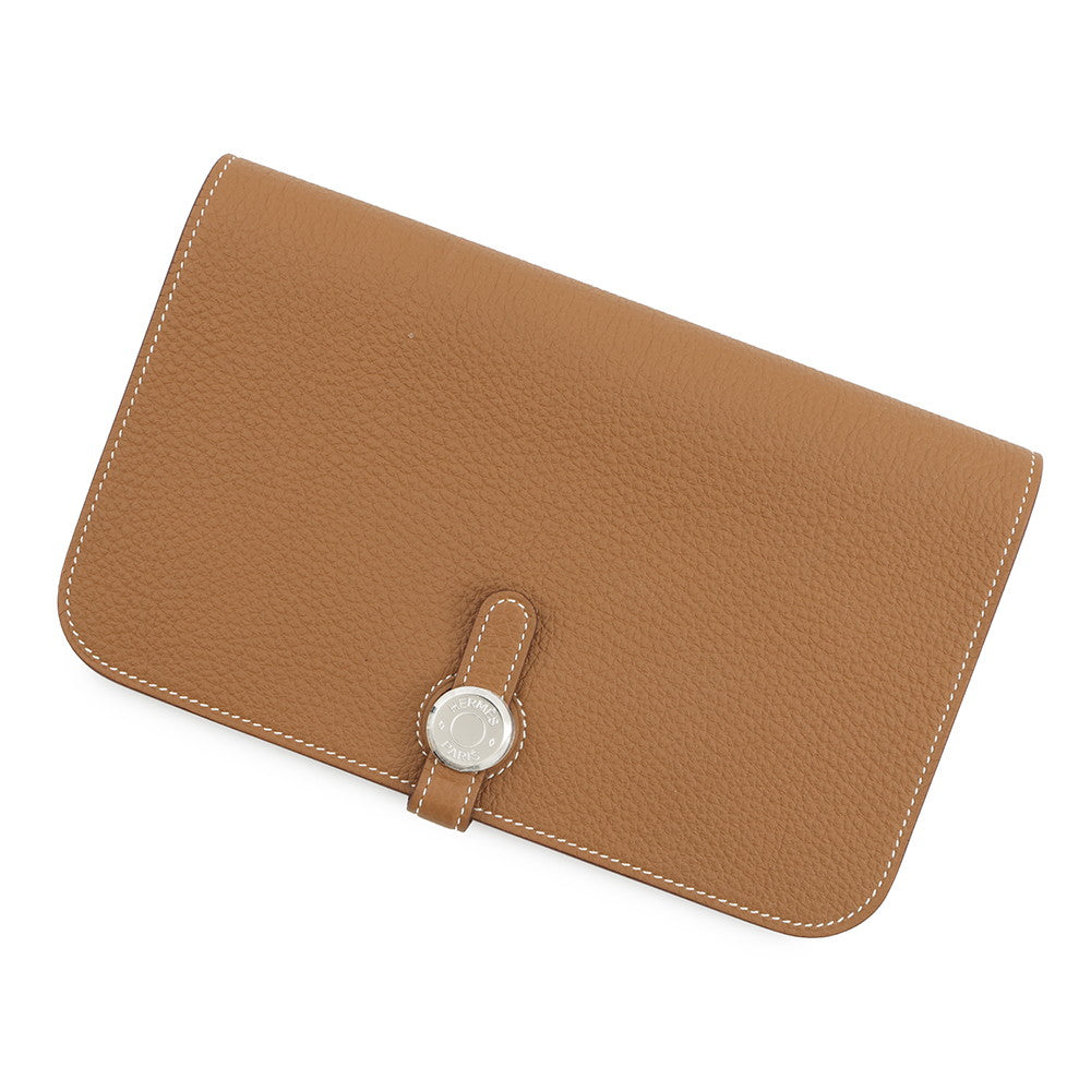 HERMES Dogon Gold Togo Leather