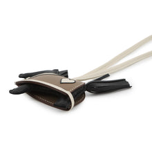 Load image into Gallery viewer, HERMES Robeo Cool Bag Charm Black/Etoupe Lambskin Size PM
