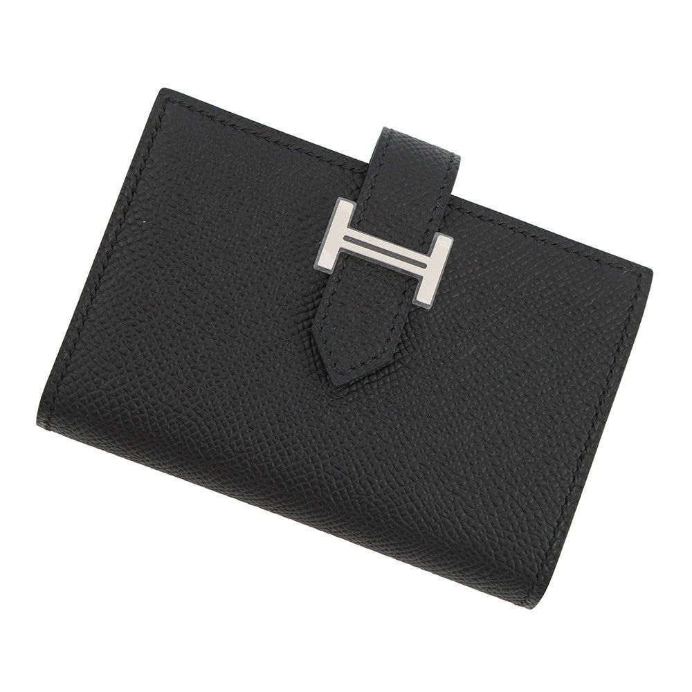 HERMES Bean Mini Black Epsom