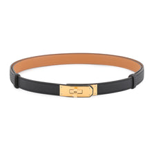Load image into Gallery viewer, HERMES Belt Kelly Size 18 BlackH069853CC89 Epsom
