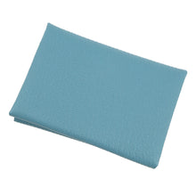 将图像加载到图库查看器中，HERMES Calvi Duo New Blue Jean Chevre Myzore Goatskin
