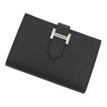 Load image into Gallery viewer, HERMES Bearn Mini Card Case Black Epsom
