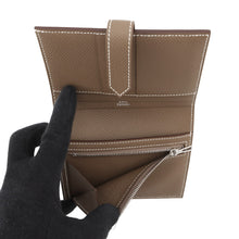 Load image into Gallery viewer, HERMES BEAN Compact Etoupe Epsom
