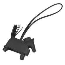 将图像加载到图库查看器中，HERMES Robeo Padlock Bag Charm Black Lambskin Size PM
