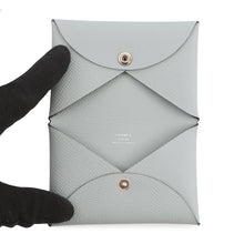 Load image into Gallery viewer, HERMES Calvi Blue Gacier Epsom
