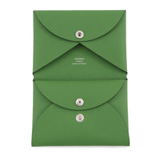 Load image into Gallery viewer, HERMES Calvi Duo Vert Yucca Epsom
