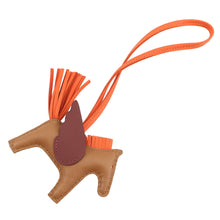 Load image into Gallery viewer, HERMES Rodeo Pegasus Gold/Rouge Grenat/Orange Anyo Milo Swift Leather Size PM
