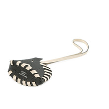 Load image into Gallery viewer, HERMES Cheval Tresse Bag Charm Black / Nata Epsom
