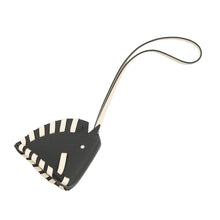 Load image into Gallery viewer, HERMES Cheval Tresse Bag Charm Black / Nata Epsom
