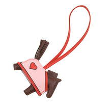 将图像加载到图库查看器中，HERMES Rodeo Loveo Cool Terre/Capucines/Rose Sakura Anyo Milo Swift Leather Size PM
