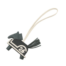 Load image into Gallery viewer, HERMES Rodeo Loveo Cool Vert Mangrove / Black / White Lambskin Size PM
