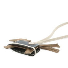 将图像加载到图库查看器中，HERMES Rodeo Loveo Cool Beige Marfa/Craie/Vert Mangrove Lambskin Swift Leather
