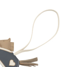 将图像加载到图库查看器中，HERMES Rodeo Loveo Cool Beige Marfa/Craie/Vert Mangrove Lambskin Swift Leather
