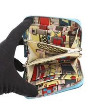 将图像加载到图库查看器中，HERMES Azap compact silk in Celeste Epsom
