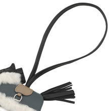 Load image into Gallery viewer, HERMES Robeo Prusche Black/Vert Mangrove/Beige Malfa Lambskin Mouton Size PM
