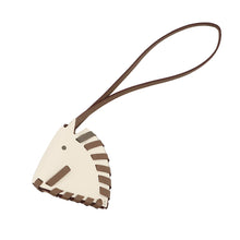 Load image into Gallery viewer, HERMES Bag Charm Cheval Tresse Nata / Etoupe Epsom

