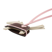 将图像加载到图库查看器中，HERMES Rodeo Loveo Cool Craie/Terre/Rose Sakura Lambskin Swift Leather
