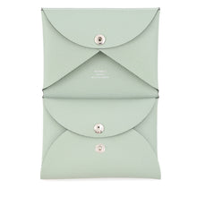 将图像加载到图库查看器中，HERMES Calvi Duo Vert Fizz Epsom
