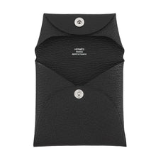 Load image into Gallery viewer, HERMES Bastia Black Chevre Myzore Goatskin
