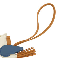 Load image into Gallery viewer, HERMES Rodeo Pegasus Craie/Sesame/Blue Tie Lambskin Size PM
