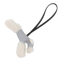 Load image into Gallery viewer, HERMES Buddy Bag Charm Black Lambskin Mouton

