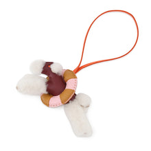 将图像加载到图库查看器中，HERMES Badi à la Mer Rouge H/Fu/Ecru/Anion Mouton Lambskin
