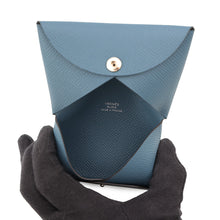 Load image into Gallery viewer, HERMES Calvi Blue Tempete Epsom
