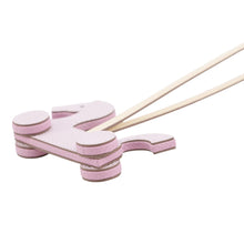 Load image into Gallery viewer, HERMES Cheval A Tresse Bag Charm Mauve pale/machete Epsom
