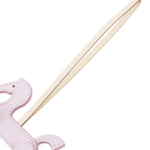 Load image into Gallery viewer, HERMES Cheval A Tresse Bag Charm Mauve pale/machete Epsom
