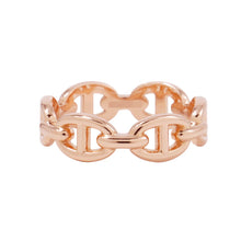 Load image into Gallery viewer, HERMES Chaine d&#39;Ancre Anchene Ring Size PM/52#12 18K Pink Gold

