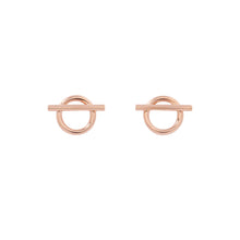 将图像加载到图库查看器中，HERMES Echappee Earrings Size Small 18K Pink Gold
