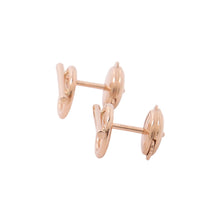将图像加载到图库查看器中，HERMES Echappee Earrings Size Small 18K Pink Gold
