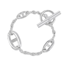 Load image into Gallery viewer, HERMES Chaine d&#39;Ancre Farandole Bracelet Size SH SV925

