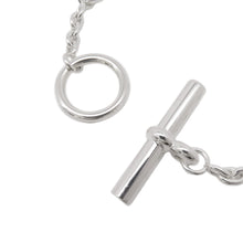 将图像加载到图库查看器中，HERMES Chaine d&#39;Ancre Farandole Bracelet Size SH SV925
